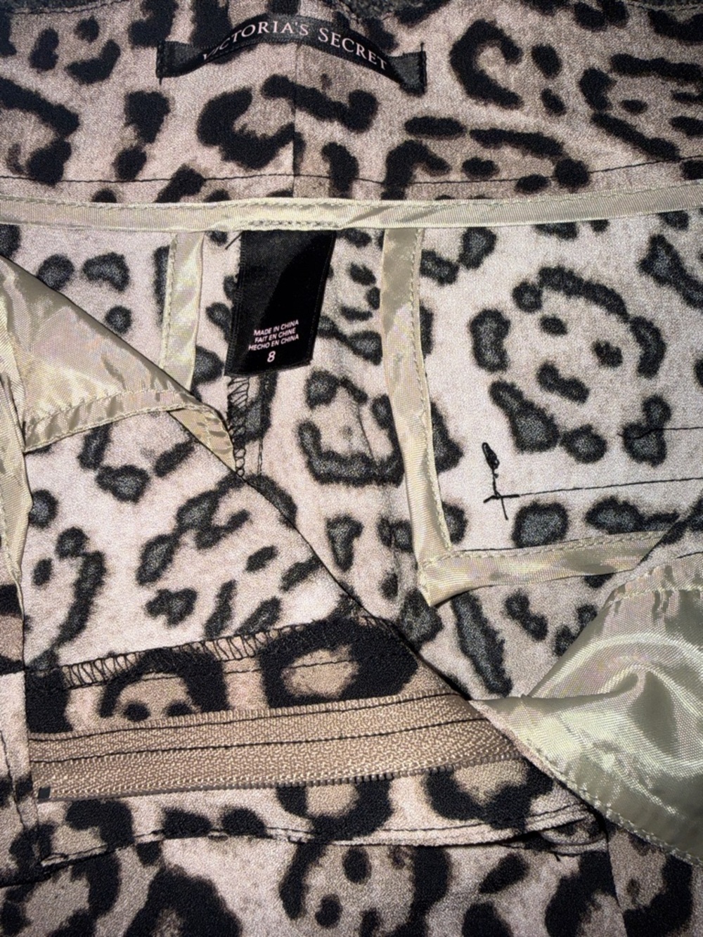 Victoria's Secret Leopard Print Pants View 2
